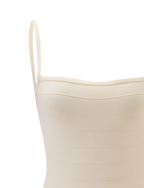 MIDORI BANDAGE DRESS - CREAM