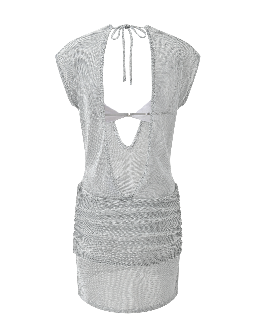 ZOSIA MINI DRESS - SILVER