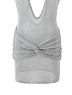 ZOSIA MINI DRESS - SILVER