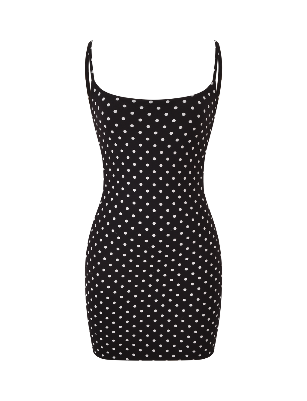 MINERVA MINI DRESS 2.0 - BLACK POLKA DOT