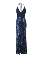 ZANA MAXI DRESS - NAVY
