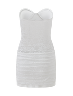 PETRA MINI DRESS - WHITE LACE