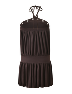 NATASHA DRESS - CHOCOLATE