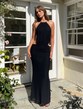 EVANNA MAXI DRESS - BLACK