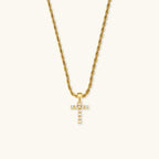 Aurora Pearl Initial Necklace