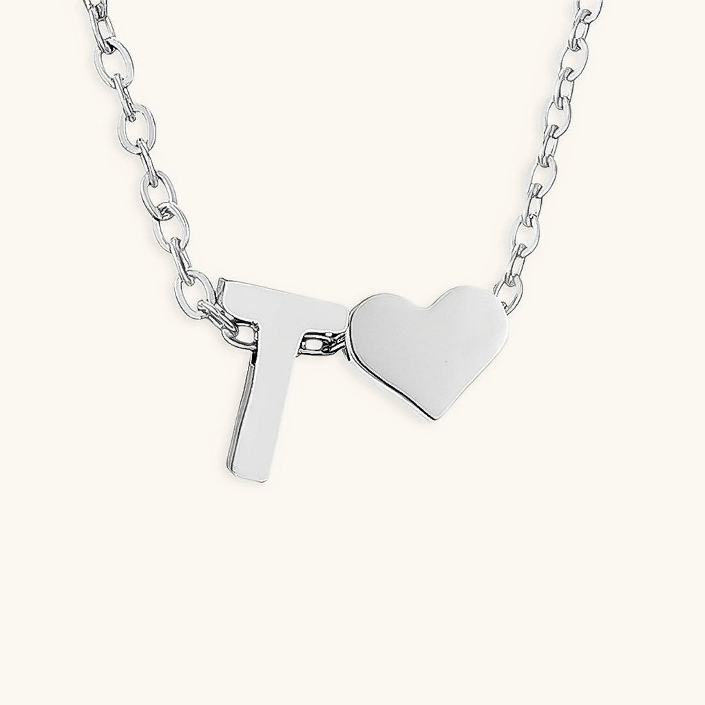 Heartfelt Initial - Gold Letter Necklace