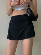 High Waist Tennis Skirt Girl Summer Aline Mini Skirt