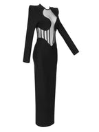 Thalassa Long Sleeve Bandage Dress