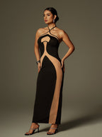 Halterneck Maxi Dress