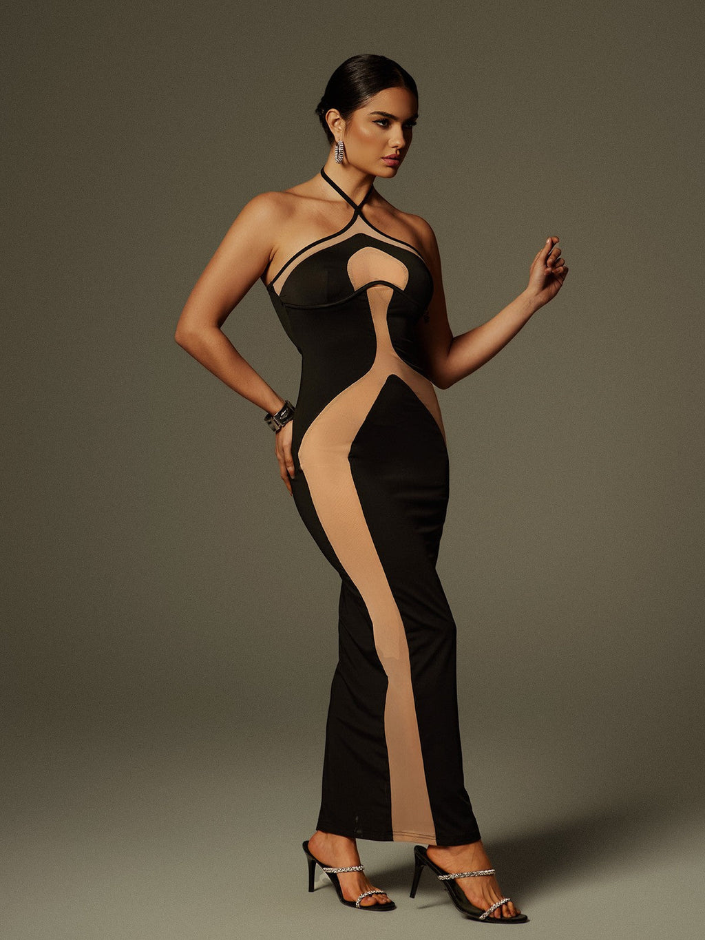 Halterneck Maxi Dress