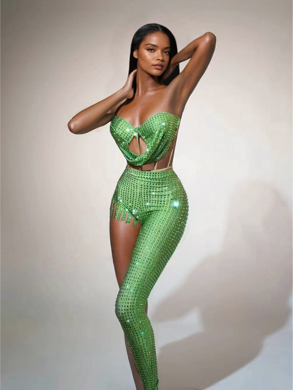 Crystal Pants Set