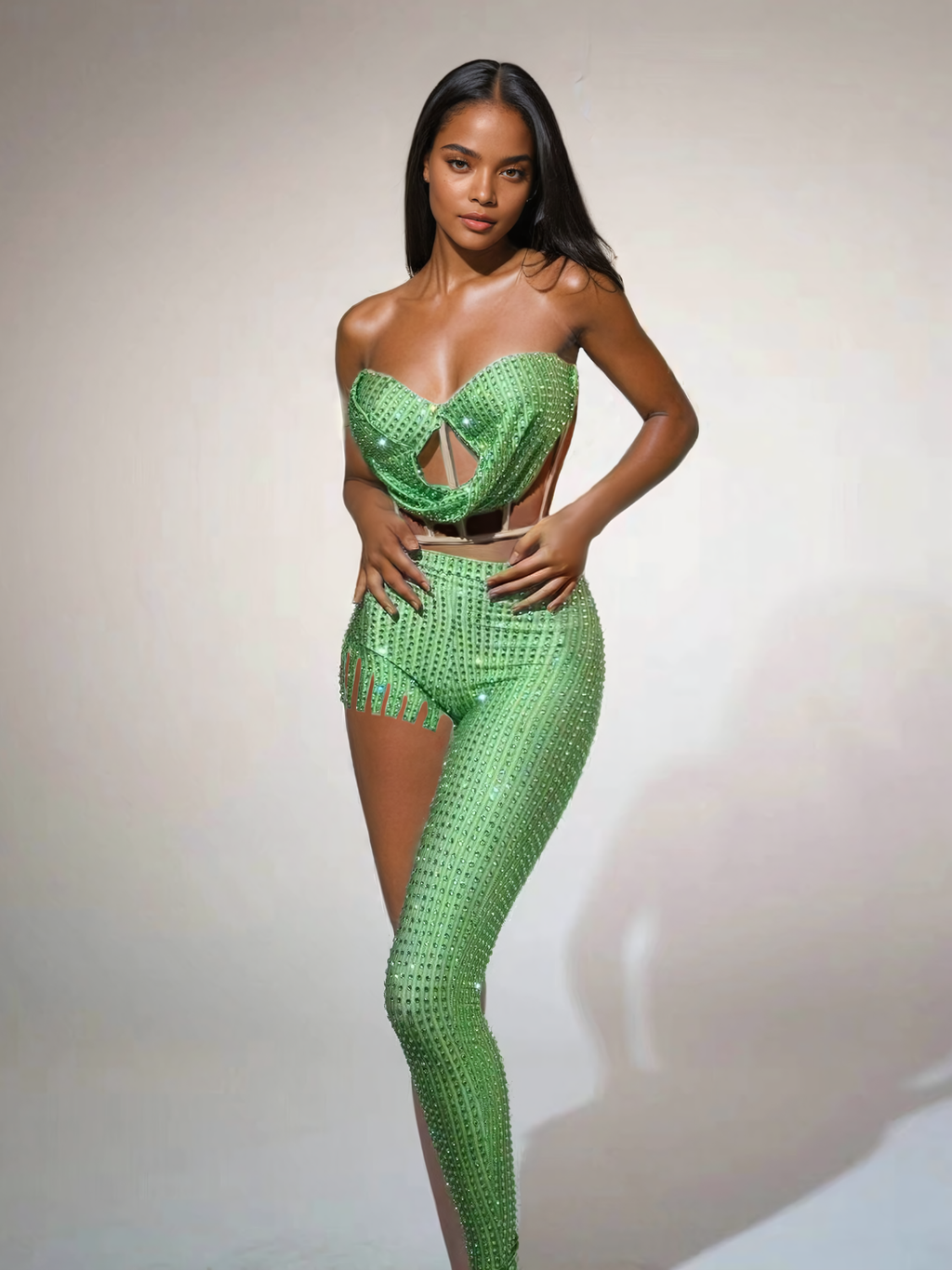 Crystal Pants Set