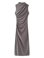 Ophelia Premium Pleated Maxi Dress Evening Wear Edit