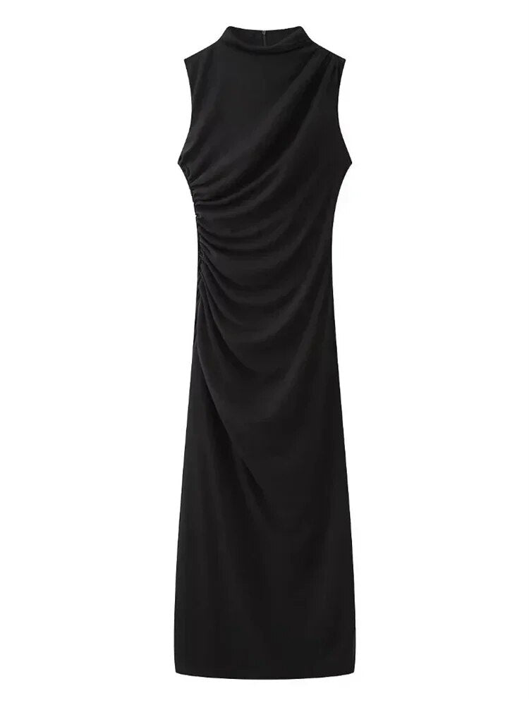 Ophelia Premium Pleated Maxi Dress Evening Wear Edit