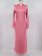 Casual Luxury Ladies Autumn Long Sleeve Party Maxi Dress