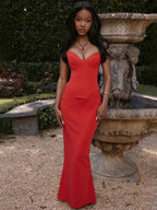 Elegant Slim Mermaid Nightclub Party Maxi Bodycon Dress