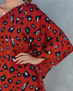 Trade Winds Printed One Shoulder Statement Dress FINAL