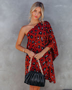 Trade Winds Printed One Shoulder Statement Dress FINAL