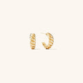 Twisted Elegance Hoop Earrings