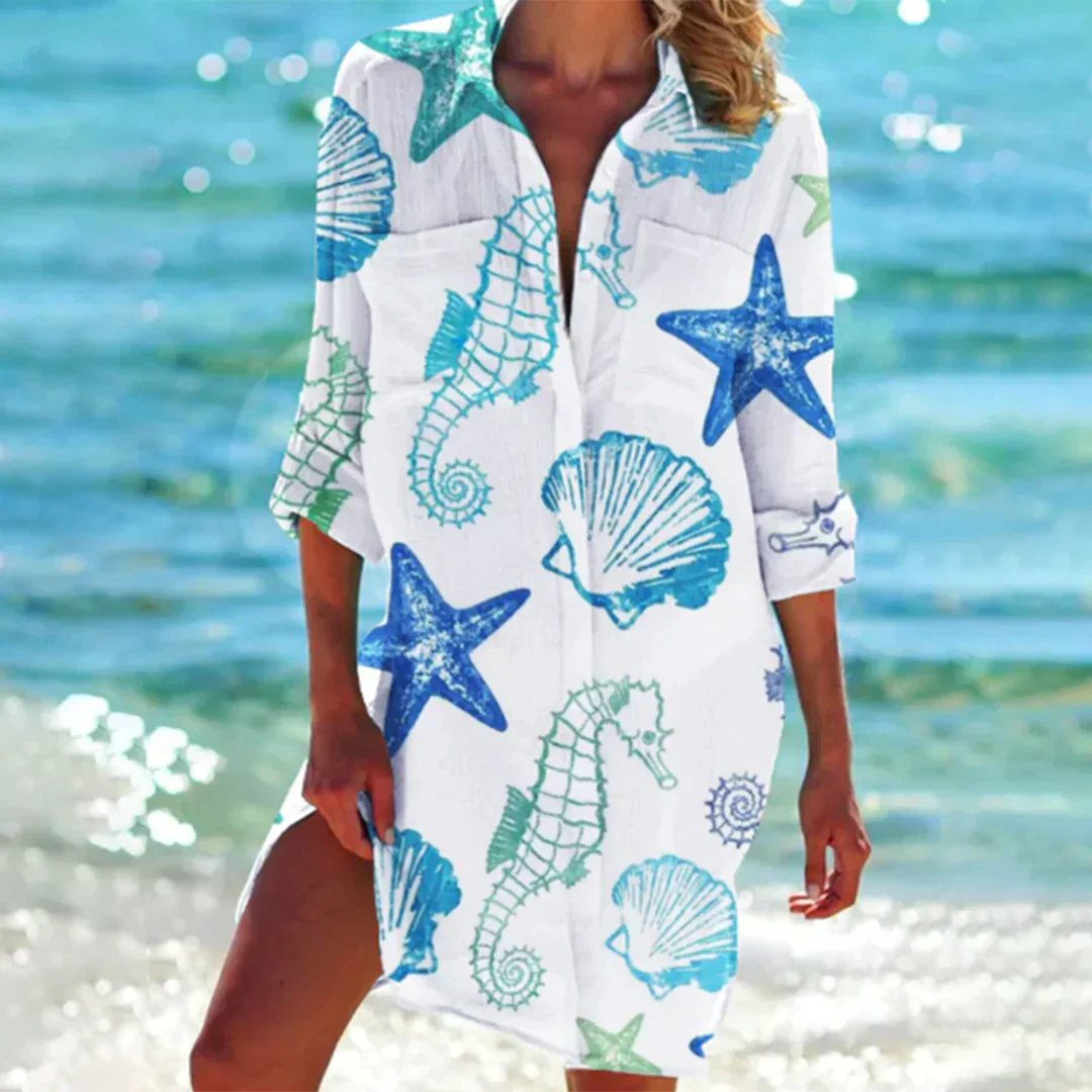 Isabel Premium Summery Shirt Dress Designer Edit