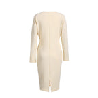 DressBetty - Long Sleeve Deep V-Neck Bandage Bodycon Evening Party Dress Plus Size S-XXL