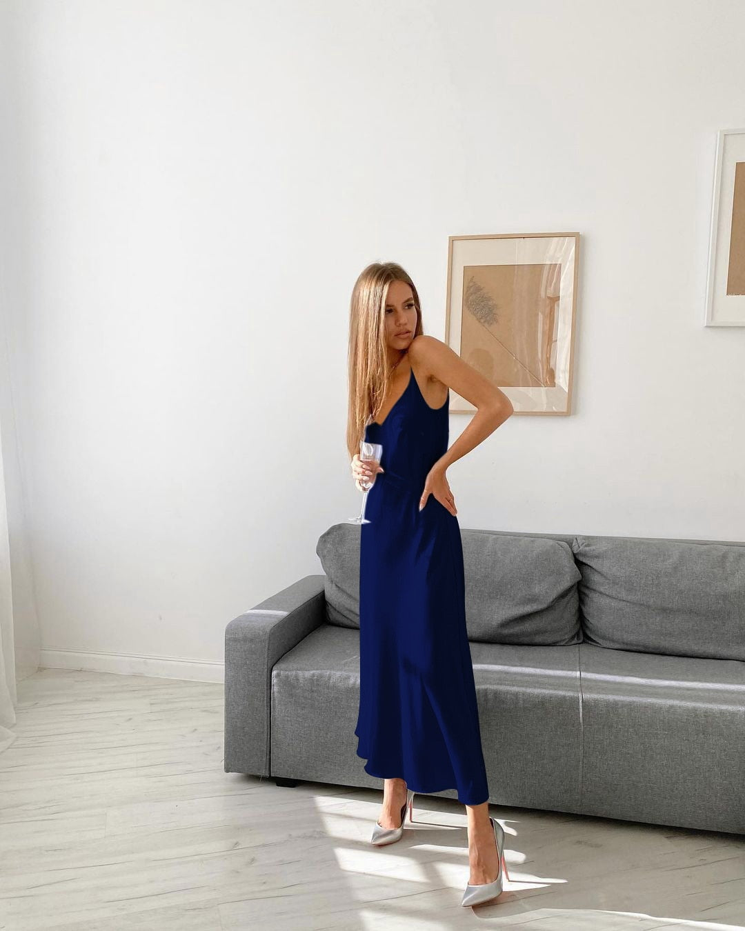 DressBetty - Silk Sexy Long Party Dress