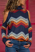 Big Dreams Cold Shoulder Print Blouse - 3 Colors