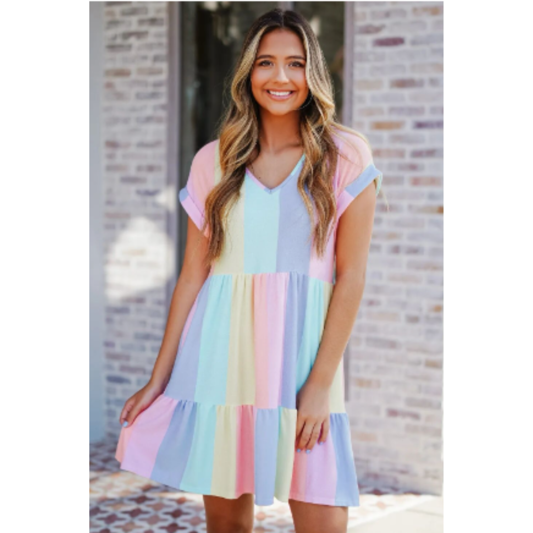 Maite Exclusive Women's Colorful Dress Elevated Occasion Wear