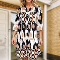 Rita Timeless Beautiful Printed Dress Premium Wardrobe Essential