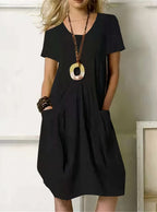 Estela Timeless Knee Length Dress Designer Edit