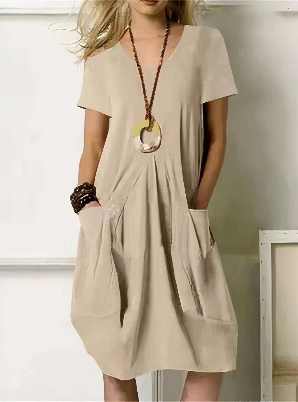 Estela Timeless Knee Length Dress Designer Edit