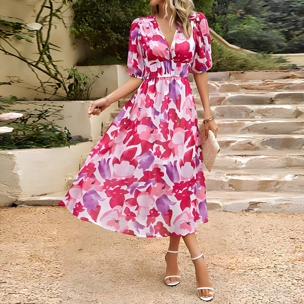 Karina Tailored and Elegant Summer Dress for Women Sophisticated Look