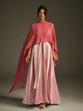 Backless Shawl Maxi Dress