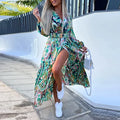 Verónica Premium Bohemian Dress with a High Slit Wardrobe Essential