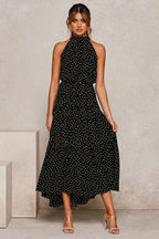 Enrica Premium Polka Dot Dress Evening Wear Edit