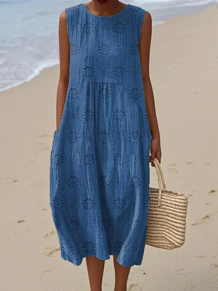 Iris Elegant Sleeveless Womens Dress with Contemporary Everyday Styling