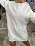 Contemporary Nina Comfortable Oversized Sweatshirt Dress for Modern Fashion Wear