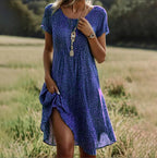 Sole Premium Dress with Round Neck Designer Edit