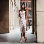 Malena Exclusive Dress with a Slit Elevated Occasion Wear