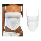 Backless Sleeveless Spaghetti Strap Halter Camis