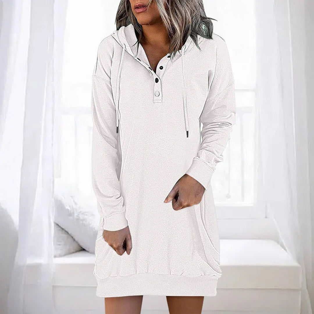 Aurora Halcyono Tailored Dress Dress with Relaxed Fit and Modern Casual Wear