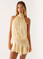 DAISY CHIFFON MINI DRESS