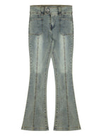 Chic Skinny Flare Winter Y2K High Waist Casual Jeans