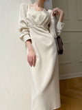 DressBetty - Long Sleeve Vintage Fashion Chic Evening Vestido Female Birthday