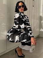 Fashion Polka Dot Split Vestidos For Femela Boho Holiday Midi Dresses