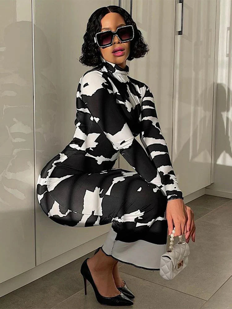 Fashion Polka Dot Split Vestidos For Femela Boho Holiday Midi Dresses