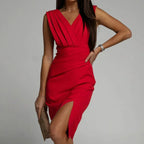 Delfina Exclusive Midi Dress Elevated Occasion Wear