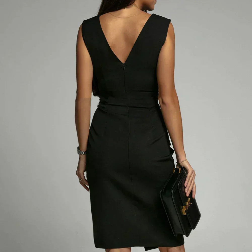 Delfina Exclusive Midi Dress Elevated Occasion Wear