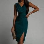 Delfina Exclusive Midi Dress Elevated Occasion Wear