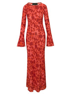 DressBetty - 2024 Women Y2K Vintage Round Collar Slim Floral Dress